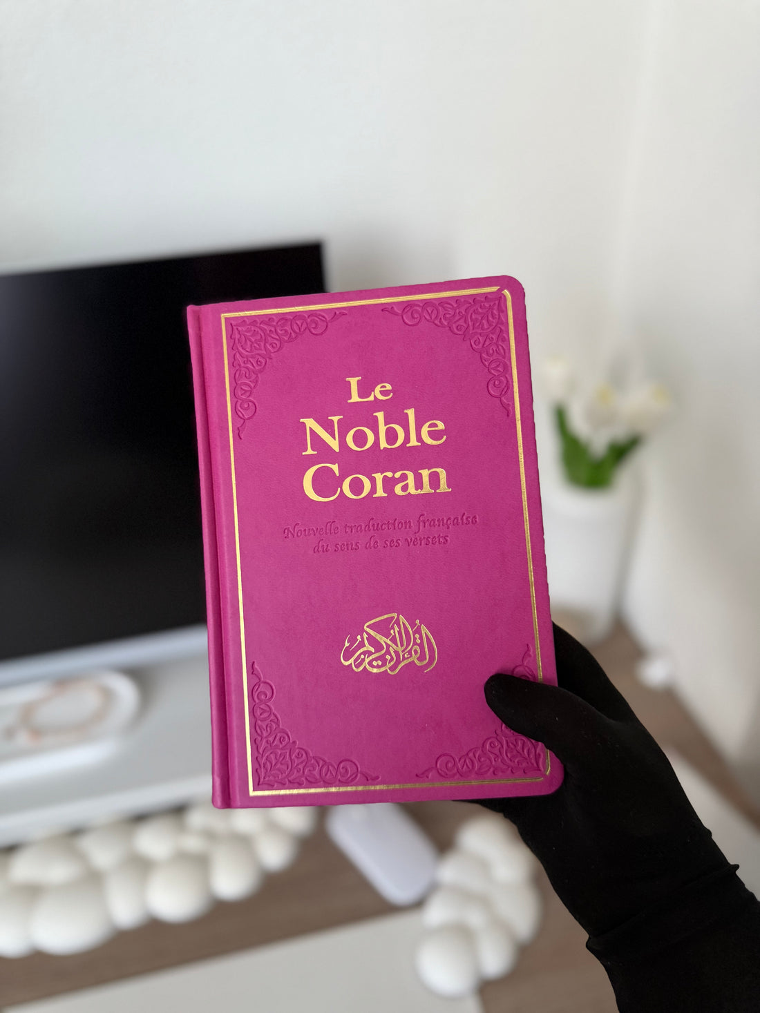 Hardcover bilingual pink Quran - Tawhid