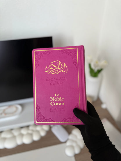 Hardcover bilingual pink Quran - Tawhid