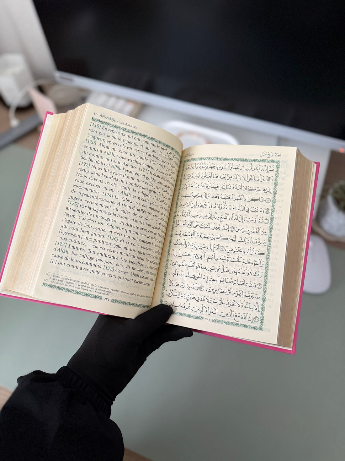 Qur’an rose - arabe français