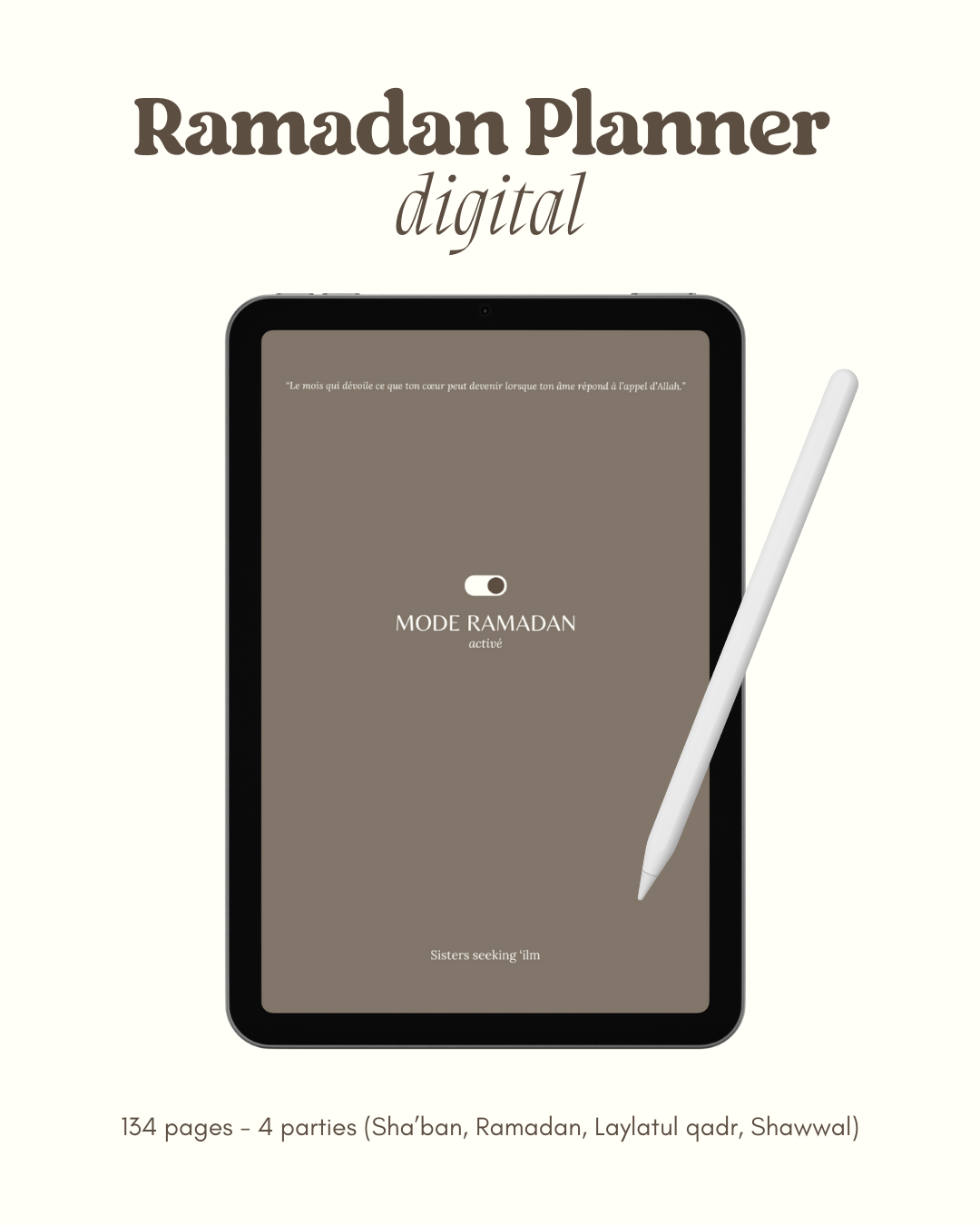 Digital Ramadan planner